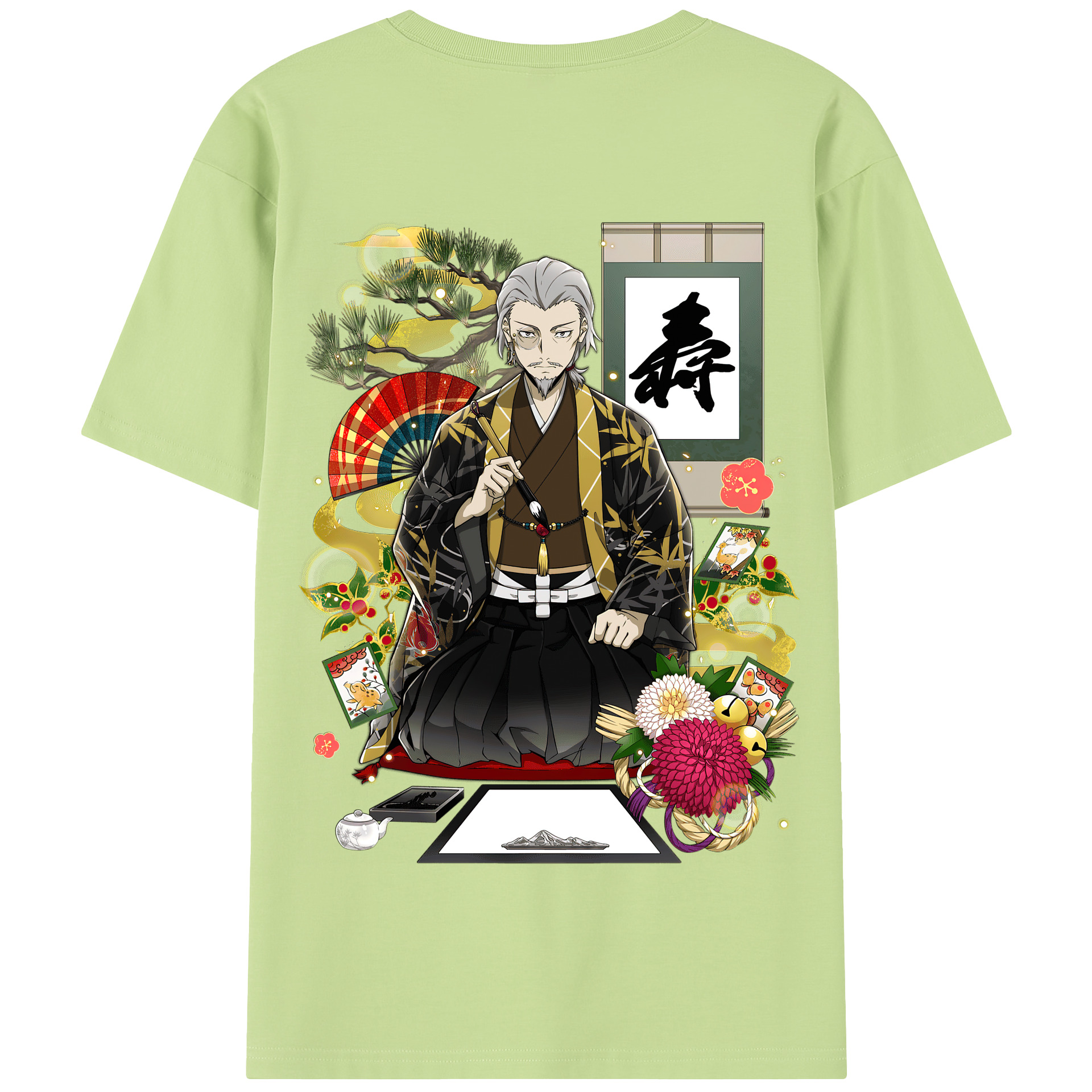 （画像用） 文豪ストレイドッグス Bungo Stray Dogs 綿100％半袖Tシャツ（背面プリント）